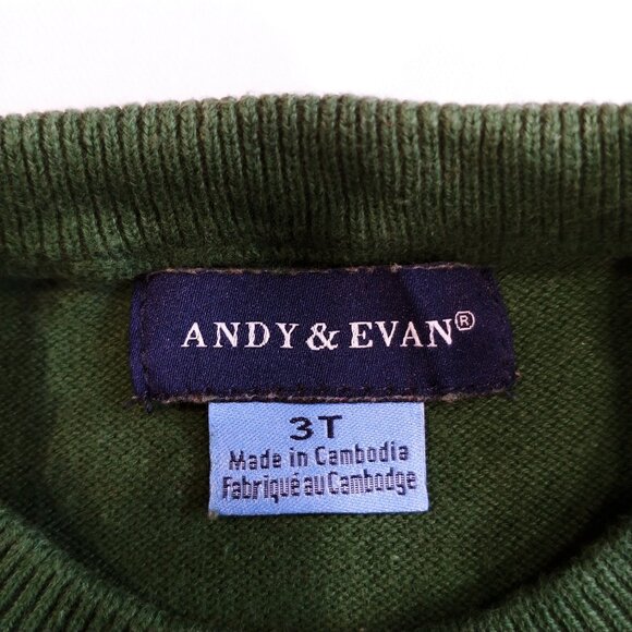Andy & Evan Fair Isle Dinosaurs Sweater 3T - Picture 6 of 8
